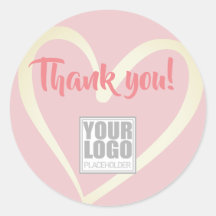 Vielen Dank Labels Light Pink Rose Liebe Herzlogos
