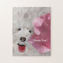 Vielen Dank Labradoodle und Rose Puzzle