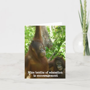 Vielen Dank, Lehrer: Förderung Dankeskarte