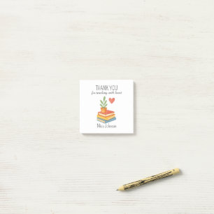 Vielen Dank Lehrer - herzliche Wertschätzung Gesch Post-it Klebezettel