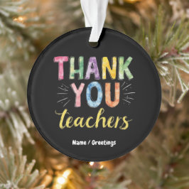 Vielen Dank Lehrer & Schüler Abschluss Geschenk Ornament