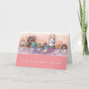 Vielen Dank Lehrerkarte Dankeskarte