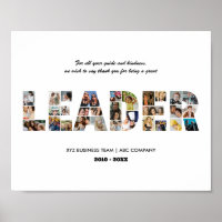 Vielen Dank, Leiter Foto Collage Abschiedsrente