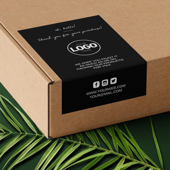 Vielen Dank Logoverpackung Trendy Shipping Sticker (Von Creator hochgeladen)