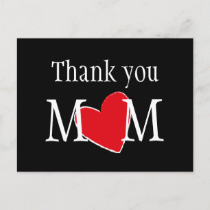 Vielen Dank Mama individuell Postkarte