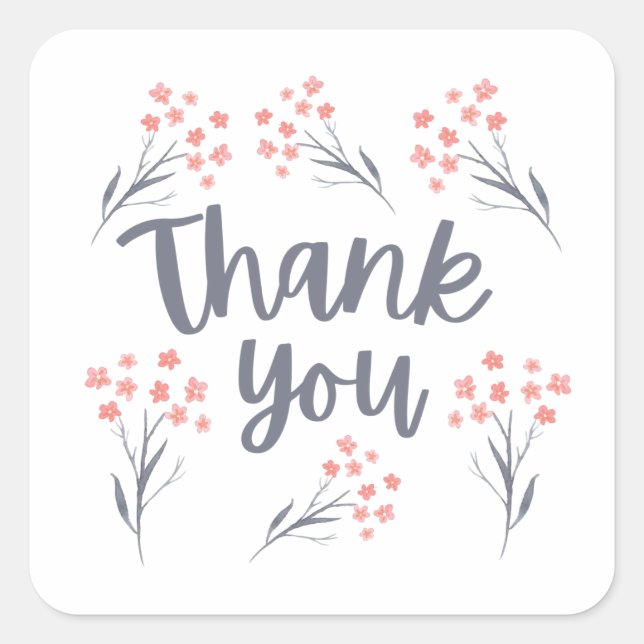 Vielen Dank, meine Umschlag Aufkleber (Vorderseite)