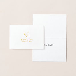 Vielen Dank Minimalistisch Farmhouse Hen Logo Luxu Folienkarte