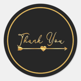 Vielen Dank mit dem Arrow Circle Aufkleber