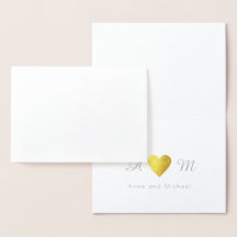 Vielen Dank mit Monogramm