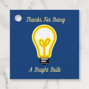 Vielen Dank, Mitarbeiter, Bright Bulb-Erkennung Geschenkanhänger