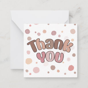 Vielen Dank Mitteilungskarte