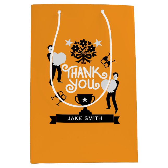 Vielen Dank Mittlere Geschenktüte (Vorderseite)