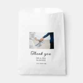 Vielen Dank, moderne einfache Hochzeitsnahrung Geschenktütchen