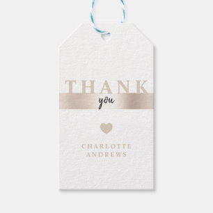 Vielen Dank! Moderne Salon Gold Geschenketiketten Geschenkanhänger