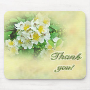 Vielen Dank Multiflora Rose Mousepad