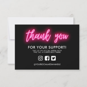 Vielen Dank, Neon Custom Media Insert