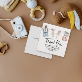 Vielen Dank, neutrale Zwillinge Kleidung Gefallen Geschenkanhänger