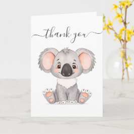 Vielen Dank, niedlich Koala Card Karte