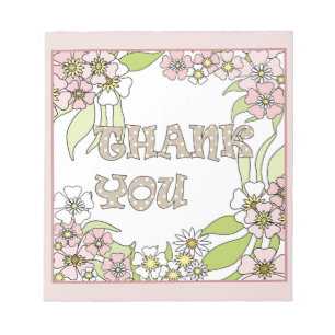 Vielen Dank Notizblock