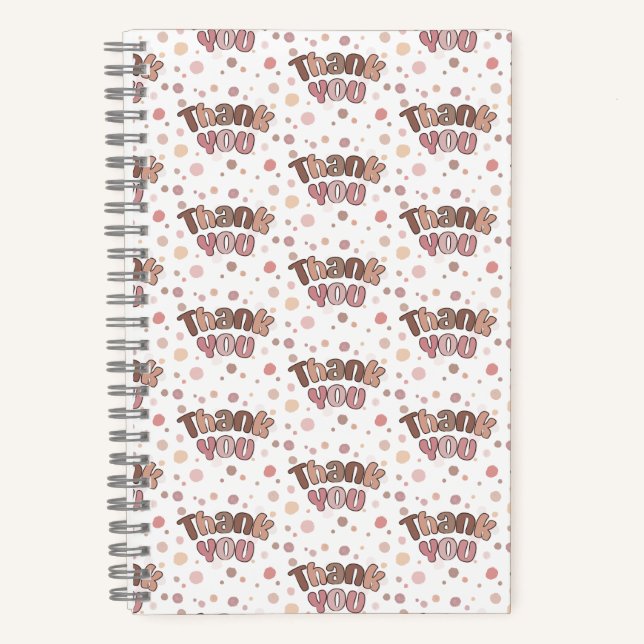 Vielen Dank Notizbuch (Vorderseite)