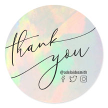 Vielen Dank opal Classic Aufkleber