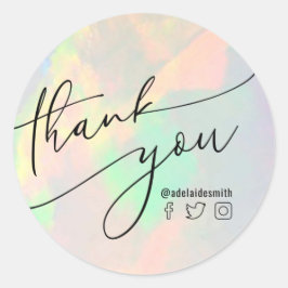 Vielen Dank opal Classic Aufkleber