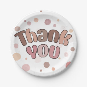 Vielen Dank Pappteller