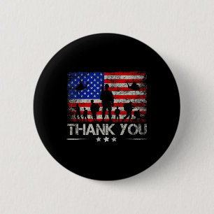 Vielen Dank Patriotic Gedenktag 4. Juli USA F Button
