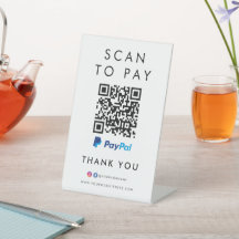 Vielen Dank Paypal Modern Scan zu bezahlen QR Code