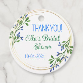 Vielen Dank, personalisiertes Brautparty Gevor Tag Geschenkanhänger