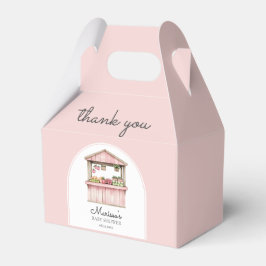 Vielen Dank Pink Bauern Market Baby Dusche Geschenkschachtel