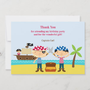 Vielen Dank, Pirate Mates Card Dankeskarte