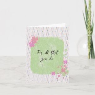 Vielen Dank Polka Dots Karte