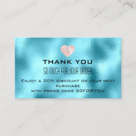 Vielen Dank Poshmark Instaginer Discount Ocean Hea Visitenkarte