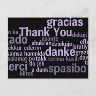 Vielen Dank Post Card Postkarte