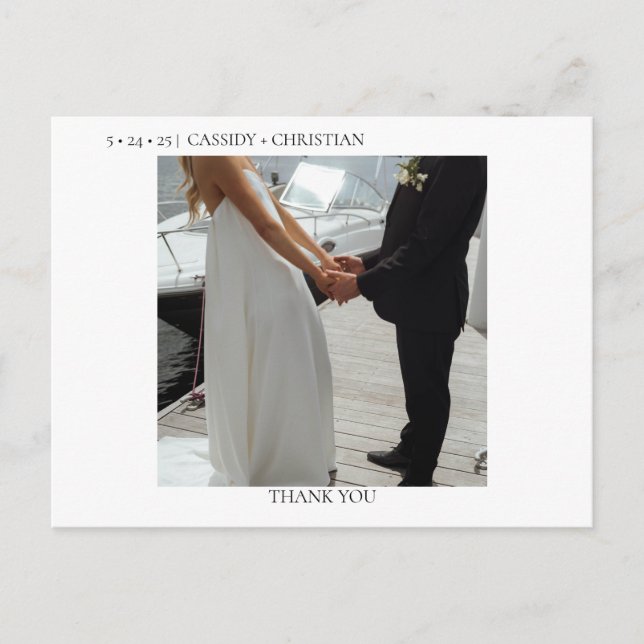 Vielen Dank Post Card Postkarte (Vorderseite)