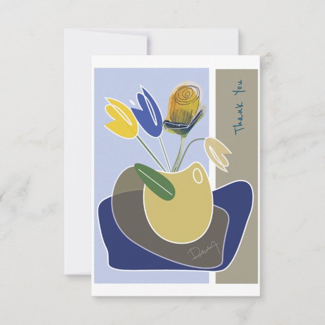 Vielen Dank Post Cards RSVP Karte (Vorderseite)