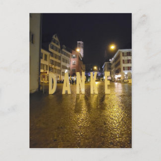 Vielen Dank Postkarte
