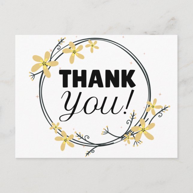 Vielen Dank Postkarte