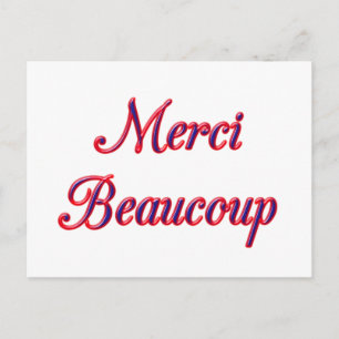 Vielen Dank Postkarte