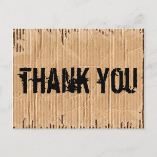 Vielen Dank Postkarte