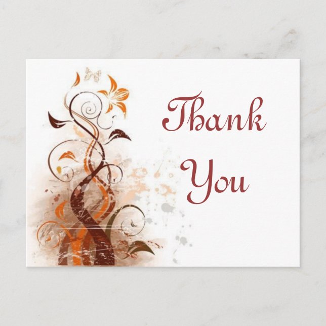 Vielen Dank Postkarte (Vorderseite)