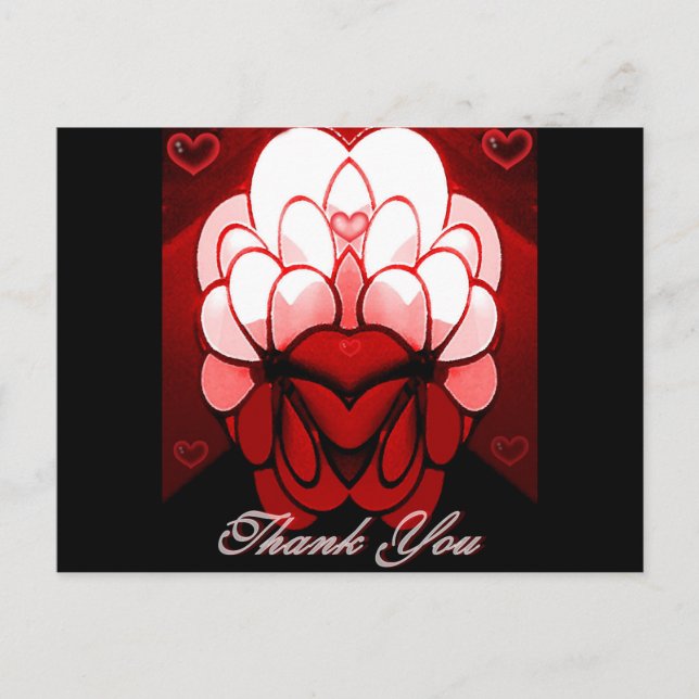 Vielen Dank Postkarte (Vorderseite)