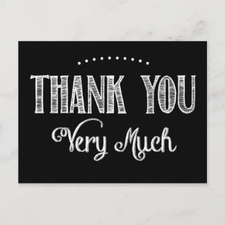 Vielen Dank, Postkarte