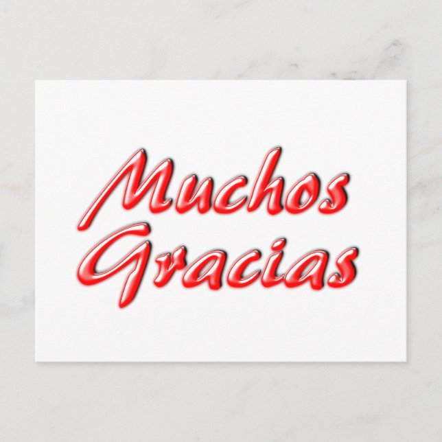 Vielen Dank Postkarte (Vorderseite)