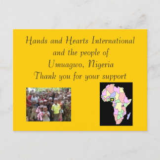 Vielen Dank Postkarte