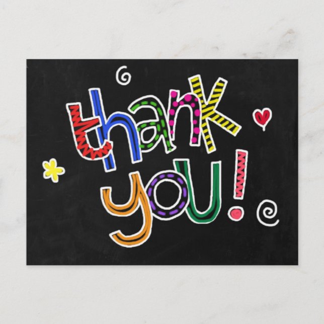 Vielen Dank, Postkarte (Vorderseite)