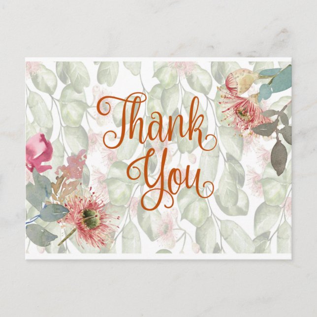 Vielen Dank Postkarte (Vorderseite)