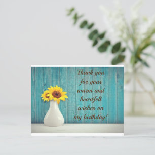 Vielen Dank Postkarte