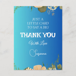 Vielen Dank, Postkarte